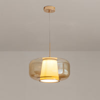 WOMO cylinder Glass Pendant Light-WM3164
