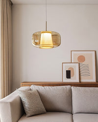 WOMO cylinder Glass Pendant Light-WM3164