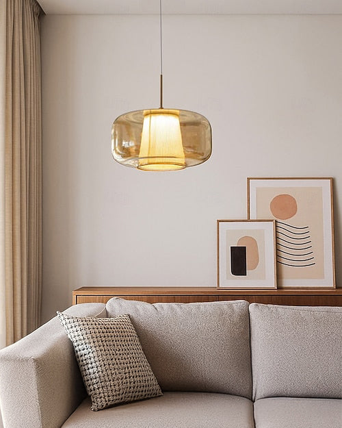 WOMO cylinder Glass Pendant Light-WM3164