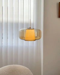 WOMO cylinder Glass Pendant Light-WM3164