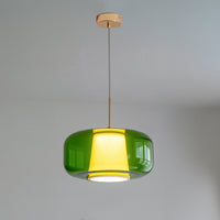WOMO cylinder Glass Pendant Light-WM3164