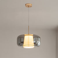 WOMO cylinder Glass Pendant Light-WM3164