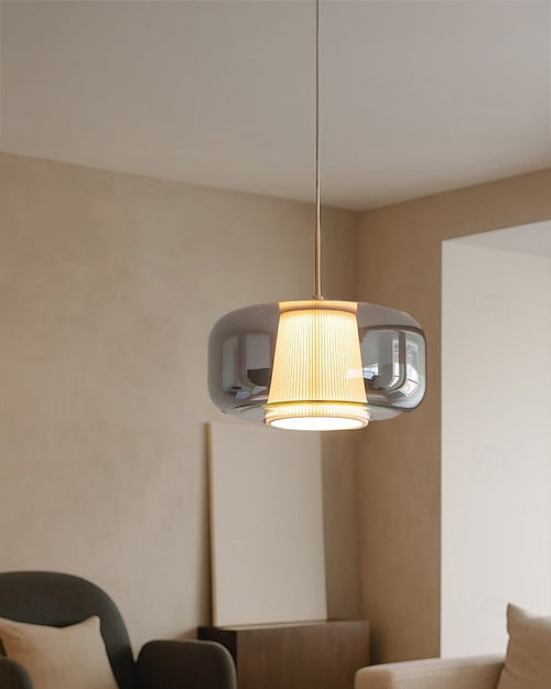 WOMO cylinder Glass Pendant Light-WM3164
