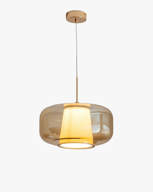 WOMO cylinder Glass Pendant Light-WM3164