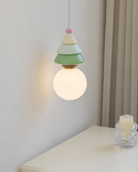 WOMO Christmas Tree Resin Pendant Light-WM3165