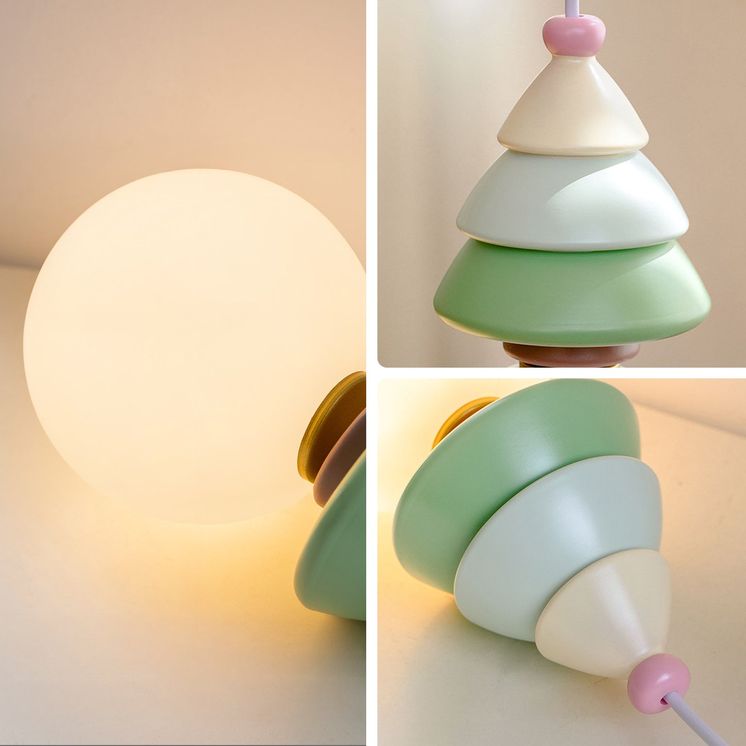 WOMO Christmas Tree Resin Pendant Light-WM3165