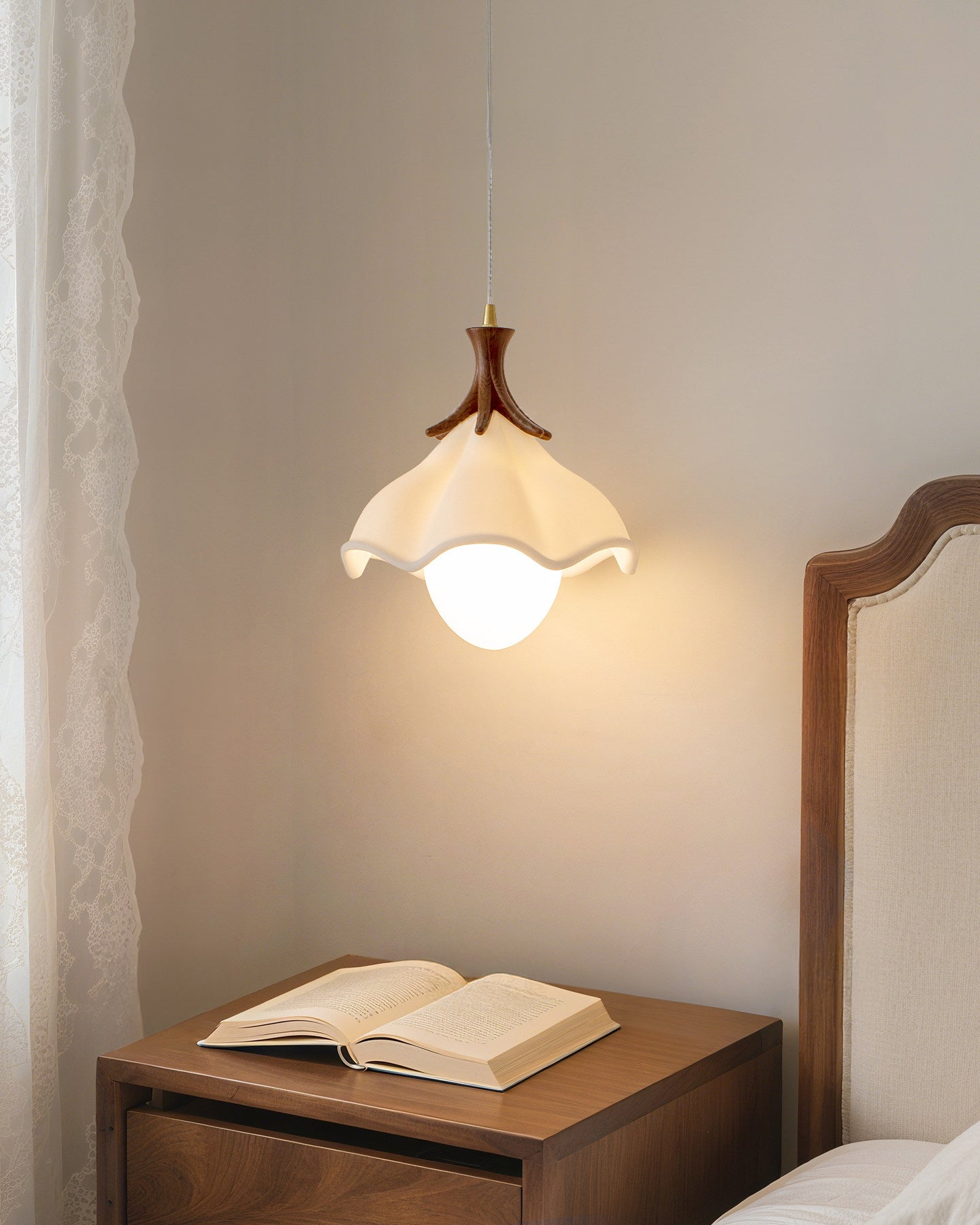 WOMO Resin Flower Pendant Light-WM3166