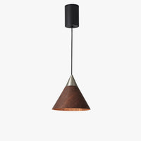 WOMO Walnut Cone Pendant Light-WM3167