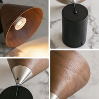 WOMO Walnut Cone Pendant Light-WM3167