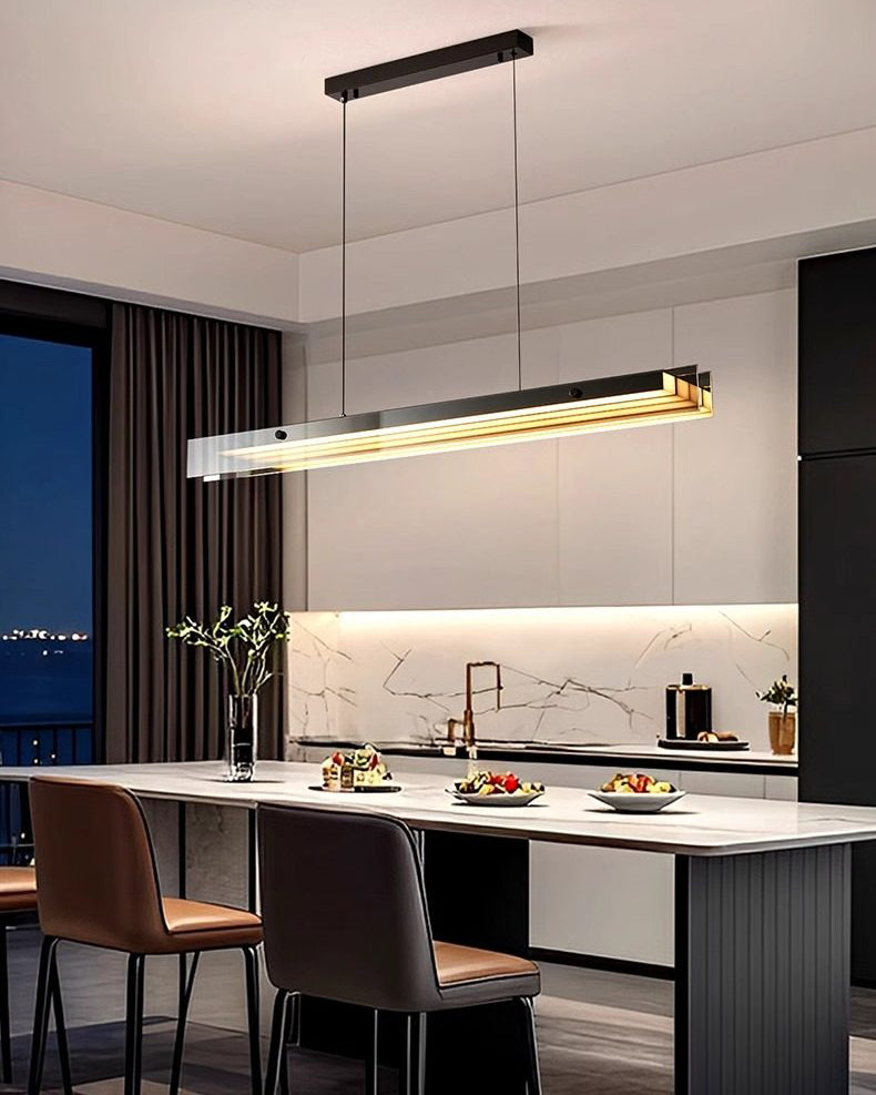WOMO Minimalist Linear Acrylic Pendant Lights-WM3168