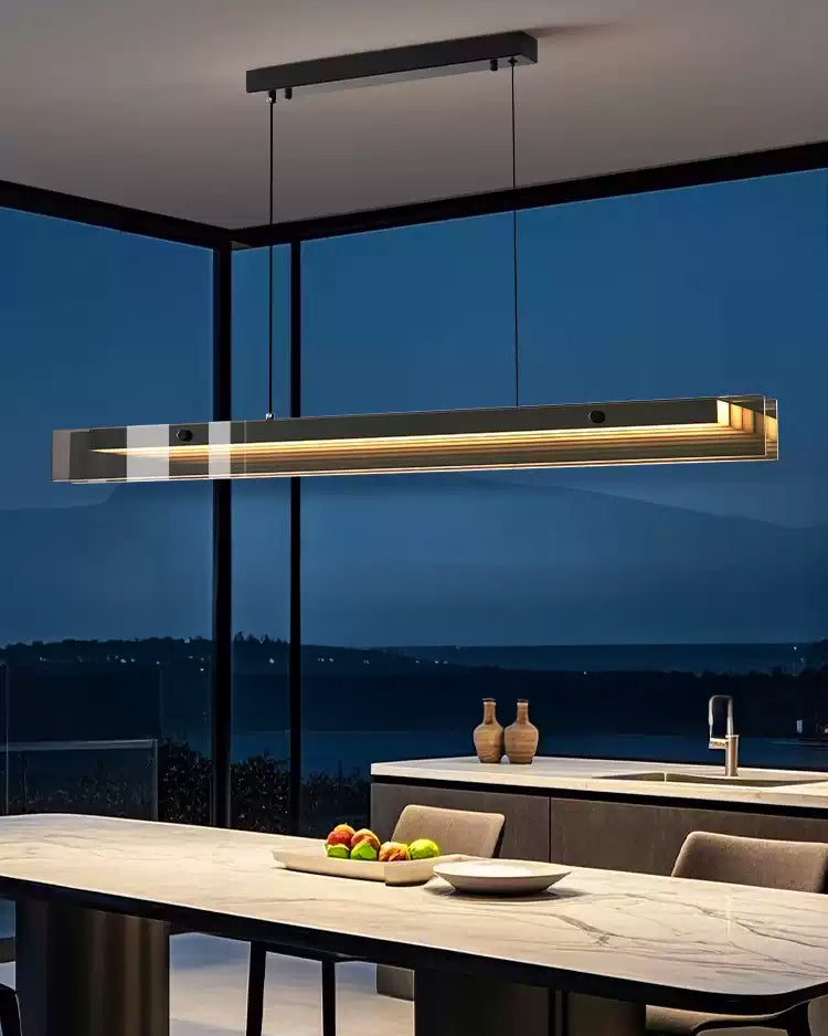 WOMO Minimalist Linear Acrylic Pendant Lights-WM3168