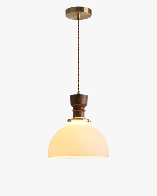 WOMO Frosted Glass Drum Pendant Light-WM3169