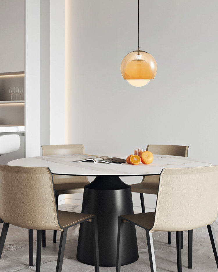WOMO Glass Globe Pendant Light-WM3171