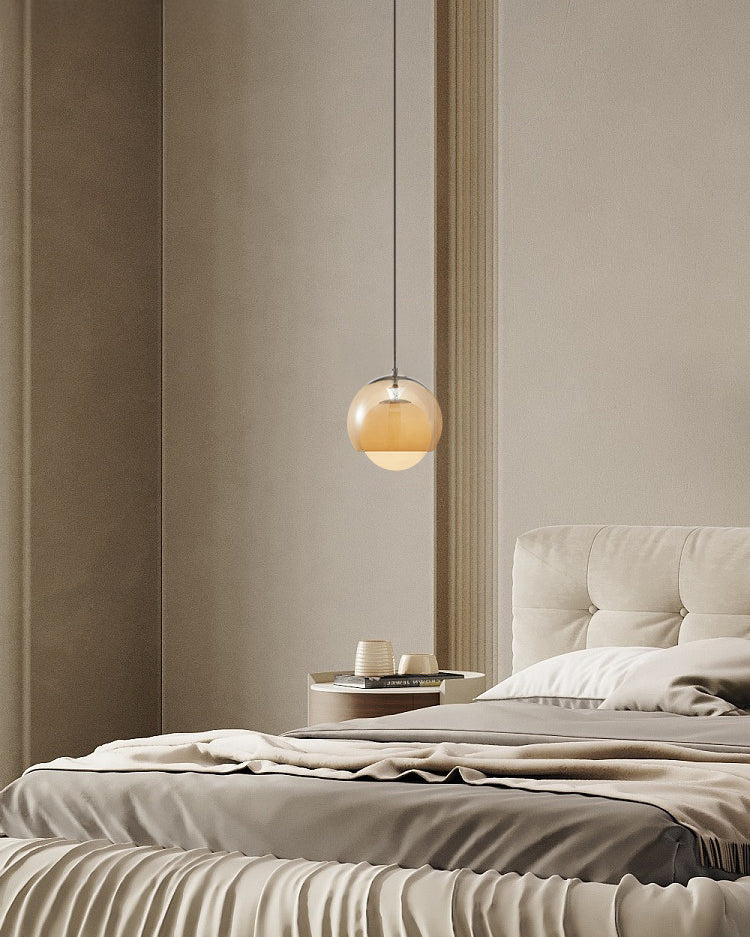 WOMO Glass Globe Pendant Light-WM3171