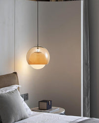 WOMO Glass Globe Pendant Light-WM3171