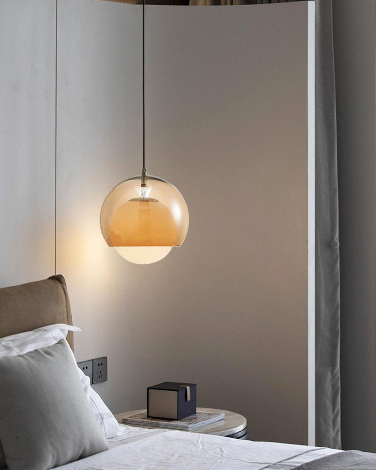 WOMO Glass Globe Pendant Light-WM3171