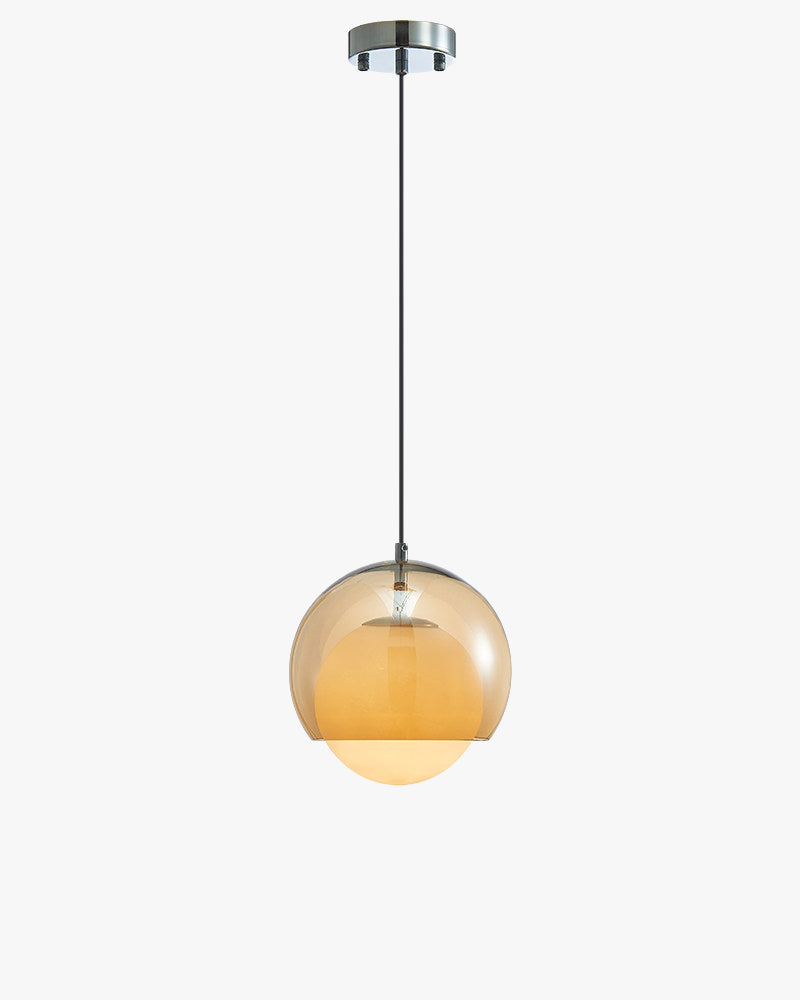WOMO Glass Globe Pendant Light-WM3171