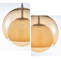 WOMO Glass Globe Pendant Light-WM3171
