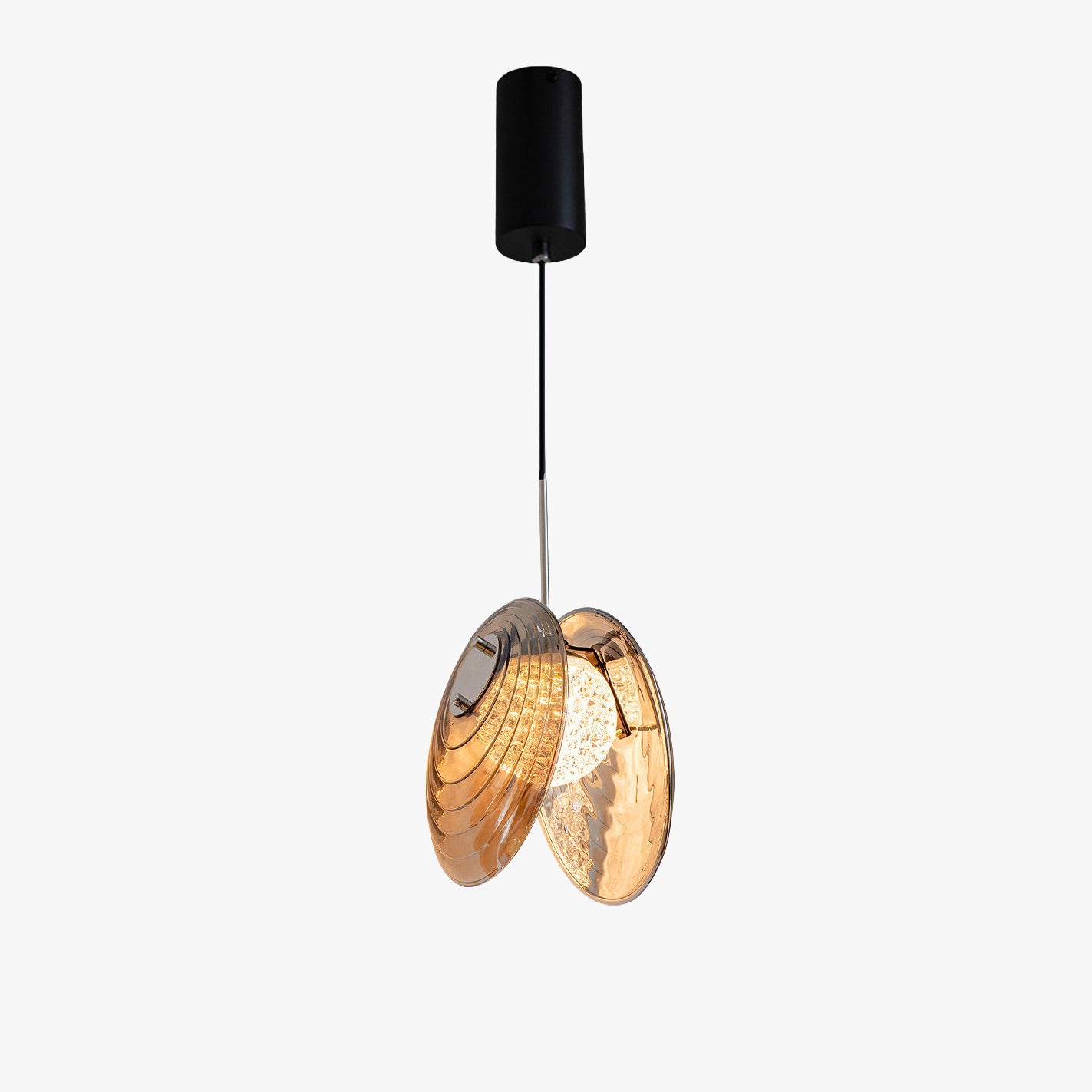 WOMO Glass Disc Pendant Light-WM3172