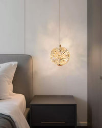 WOMO Globe Crystal Pendant Light-WM3174