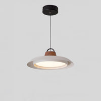 WOMO White Acrylic UFO Pendant Light-WM3175