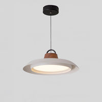 WOMO White Acrylic UFO Pendant Light-WM3175