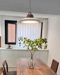 WOMO White Acrylic UFO Pendant Light-WM3175
