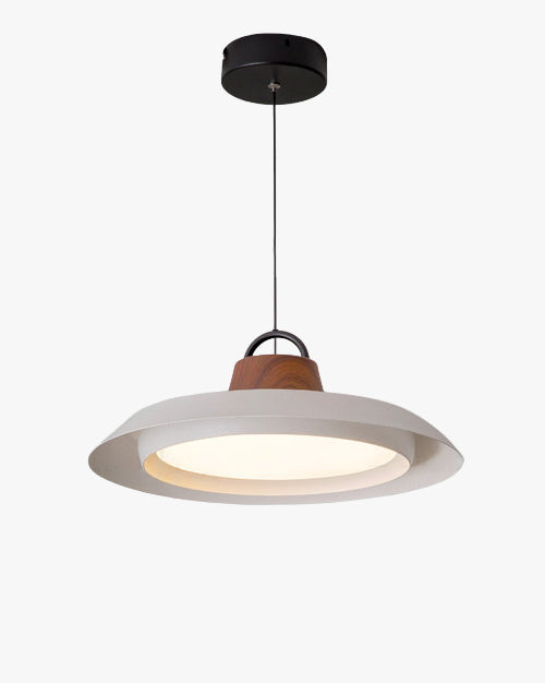 WOMO White Acrylic UFO Pendant Light-WM3175
