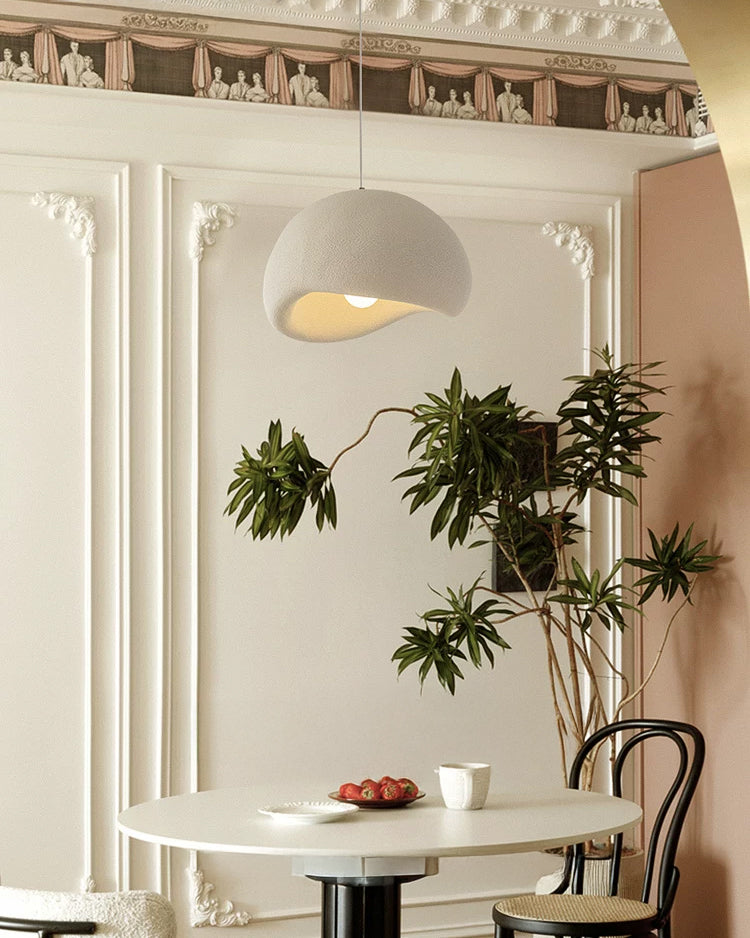 WOMO Travertine Eggshell Pendant Light-WM3176
