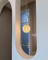 WOMO Gold Crystal Globe Pendant Light-WM3177