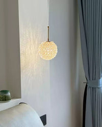 WOMO Gold Crystal Globe Pendant Light-WM3177