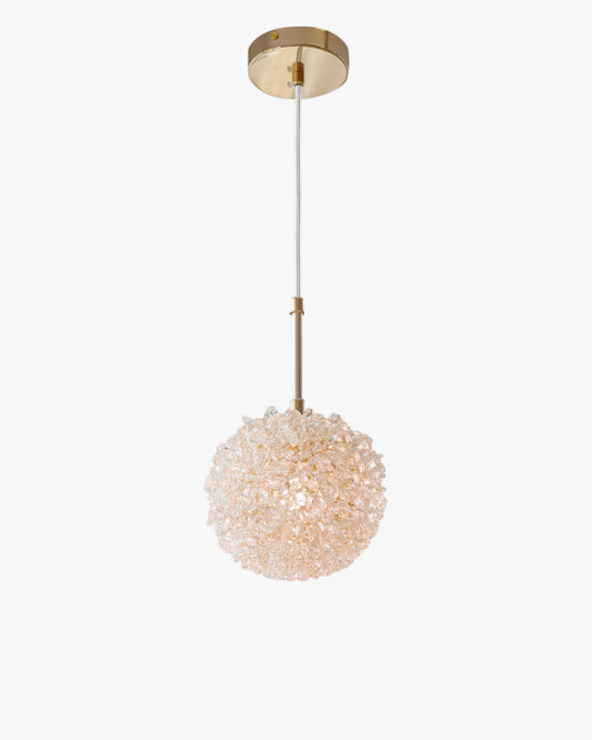 WOMO Gold Crystal Globe Pendant Light-WM3177