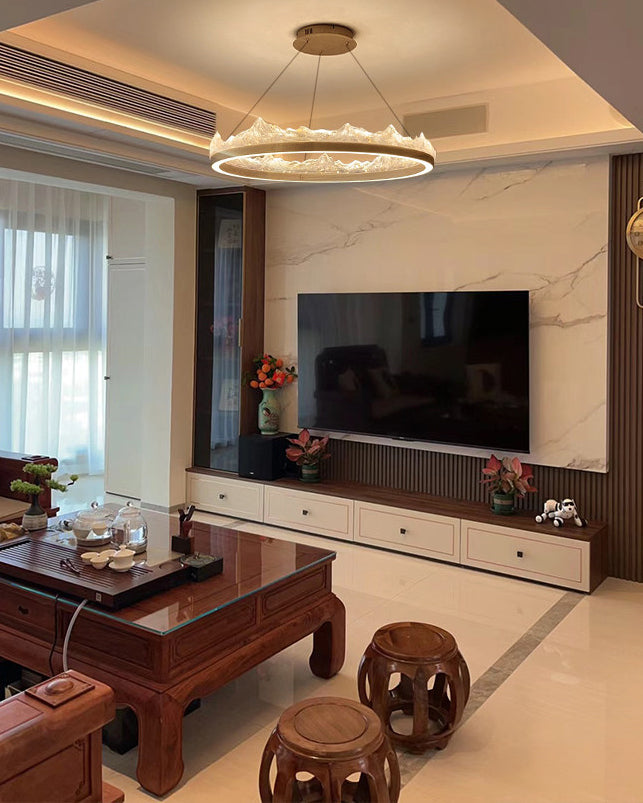 WOMO Resin Ring Led Pendant Light-WM3178
