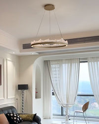 WOMO Resin Ring Led Pendant Light-WM3178
