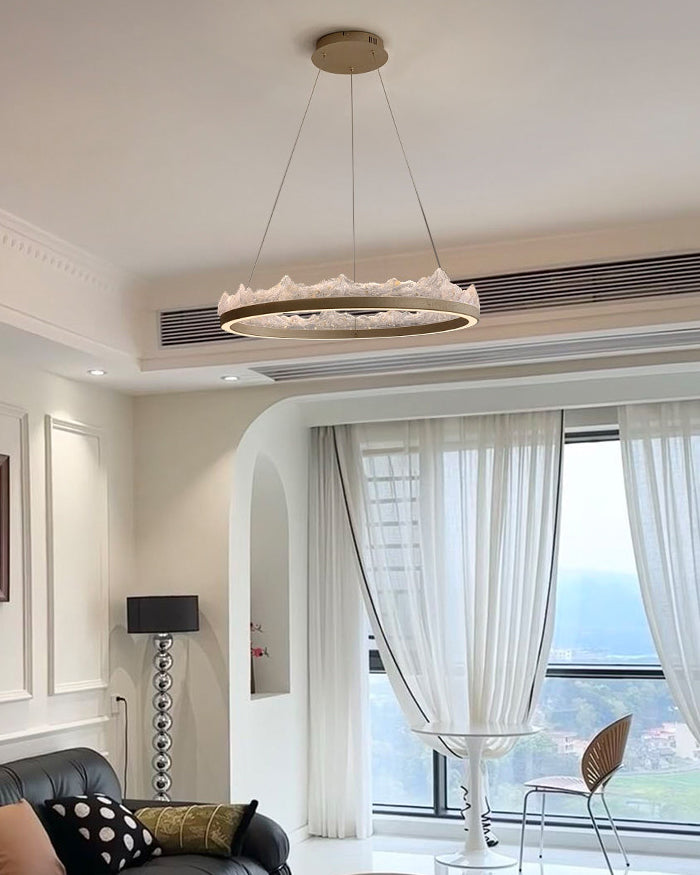 WOMO Resin Ring Led Pendant Light-WM3178