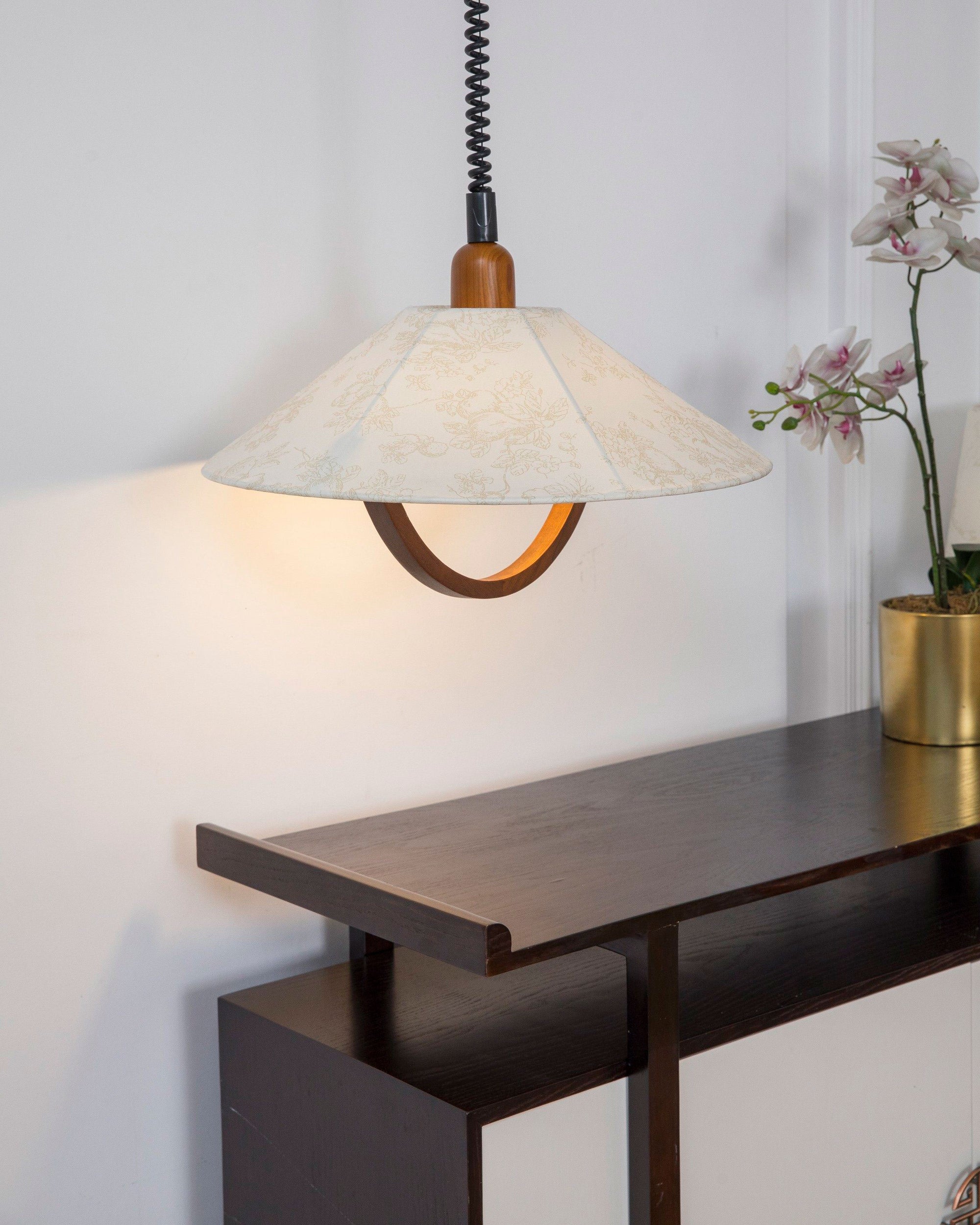 WOMO Fabric Umbrella Adjustable Pendant Light-WM3180