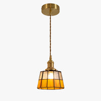 WOMO Enamel Stained Glass Pendant Light-WM3183