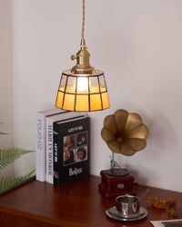 WOMO Enamel Stained Glass Pendant Light-WM3183