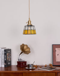 WOMO Enamel Stained Glass Pendant Light-WM3183