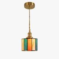 WOMO Enamel Stained Glass Pendant Light-WM3183
