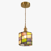 WOMO Enamel Stained Glass Pendant Light-WM3183