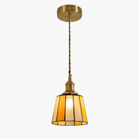 WOMO Enamel Stained Glass Pendant Light-WM3183