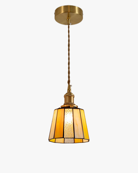 WOMO Enamel Stained Glass Pendant Light-WM3183