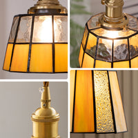 WOMO Enamel Stained Glass Pendant Light-WM3183