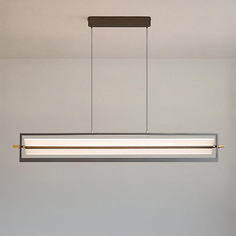WOMO Argyle Texture Acrylic Linear Pendant-WM3184