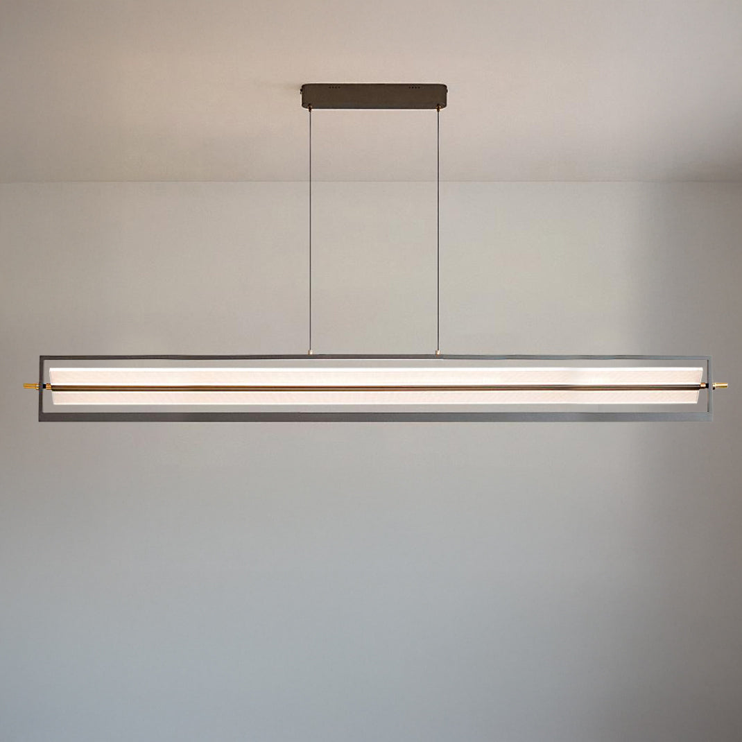 WOMO Argyle Texture Acrylic Linear Pendant-WM3184