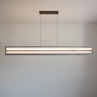 WOMO Argyle Texture Acrylic Linear Pendant-WM3184