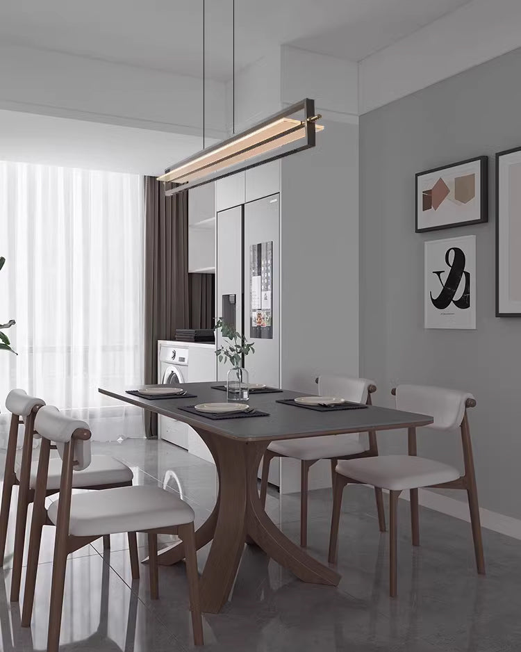 WOMO Argyle Texture Acrylic Linear Pendant-WM3184