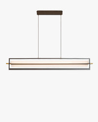 WOMO Argyle Texture Acrylic Linear Pendant-WM3184