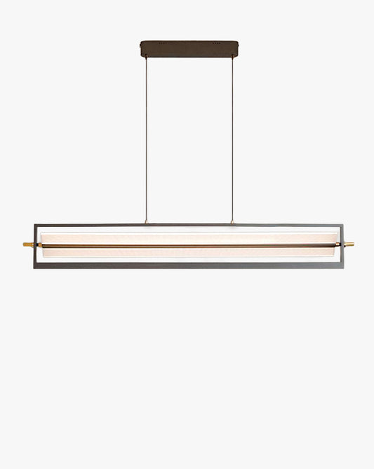 WOMO Argyle Texture Acrylic Linear Pendant-WM3184